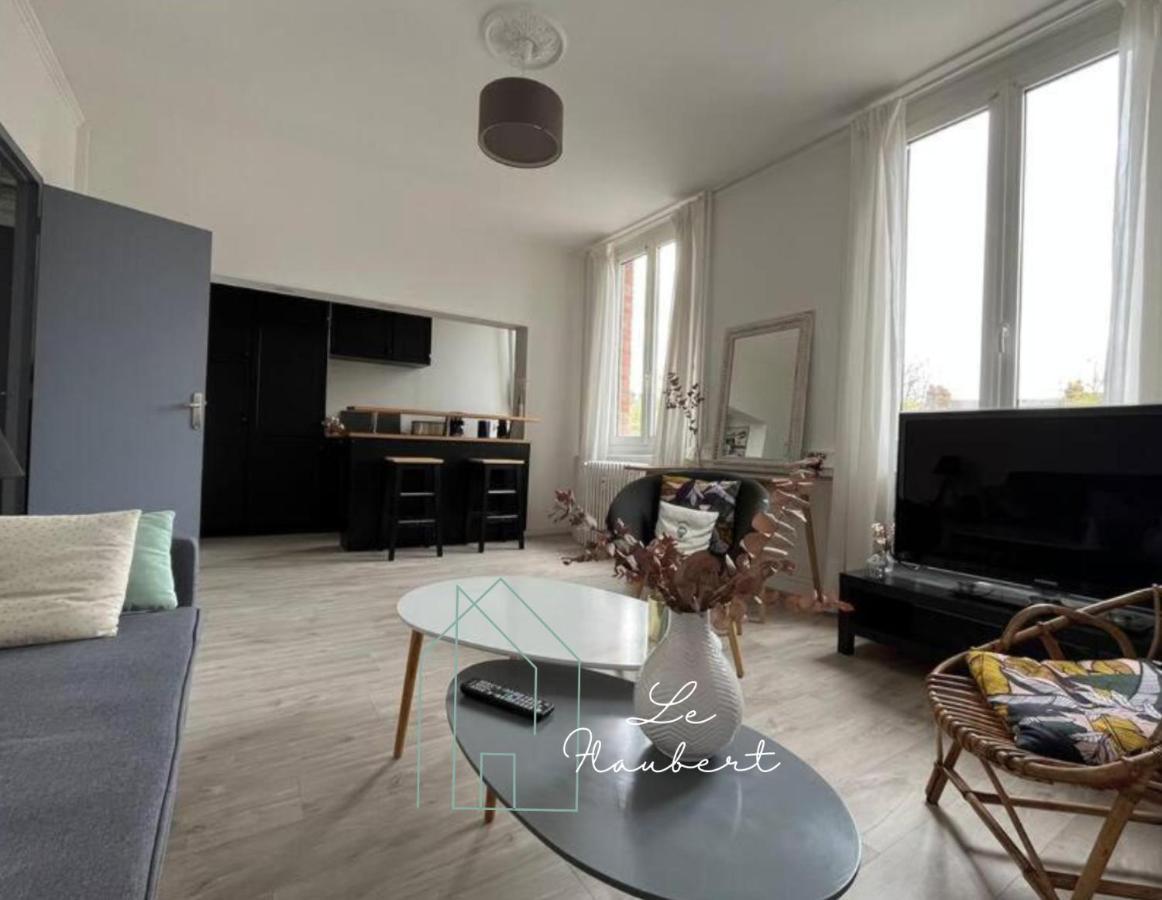 Le Flaubert, Appartement Et Parking En Centre Ville Rouen Buitenkant foto